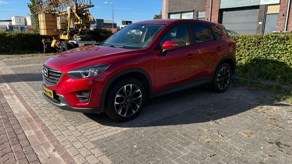 Mazda CX-5 2.2 Skyactiv 110KW 2WD 2017 Rood met trekhaak, Zwart, 4 cilinders, 2191 cc, CX-5