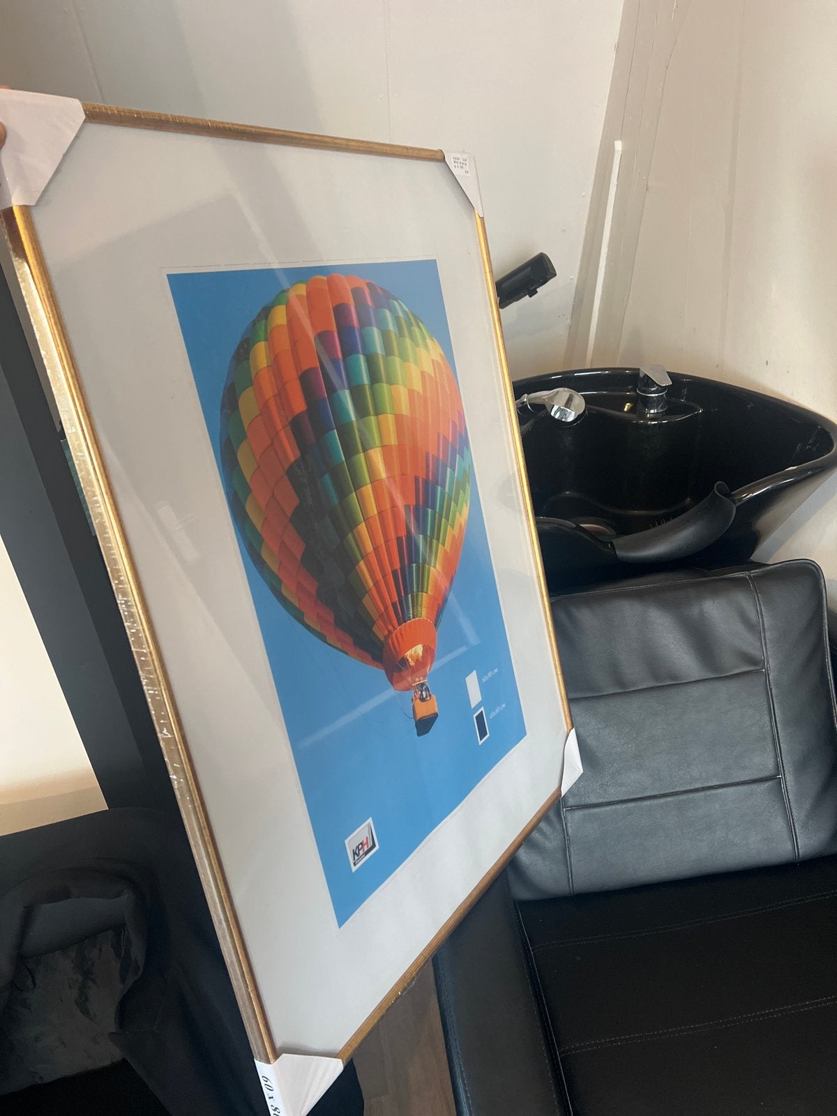 fotolijst met gouden rand 60x80, Ophalen, 50 – 75, Nieuw, Foto of Poster