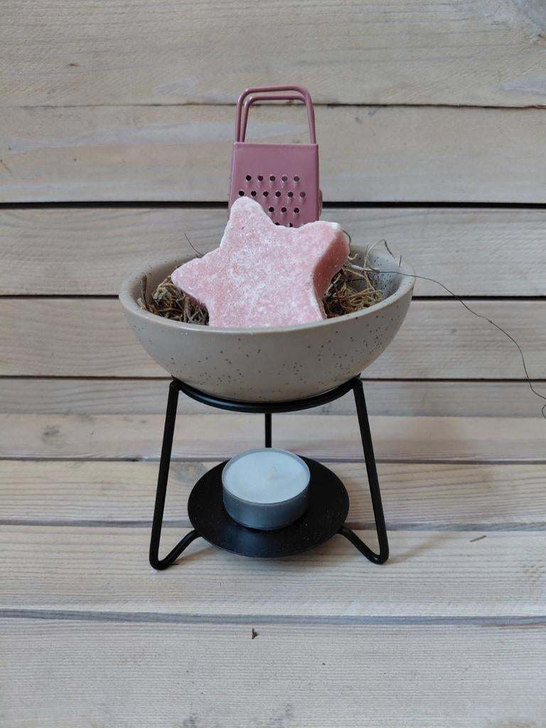 Brander set met ster geurblokje en raspje, Ophalen of Verzenden, Nieuw