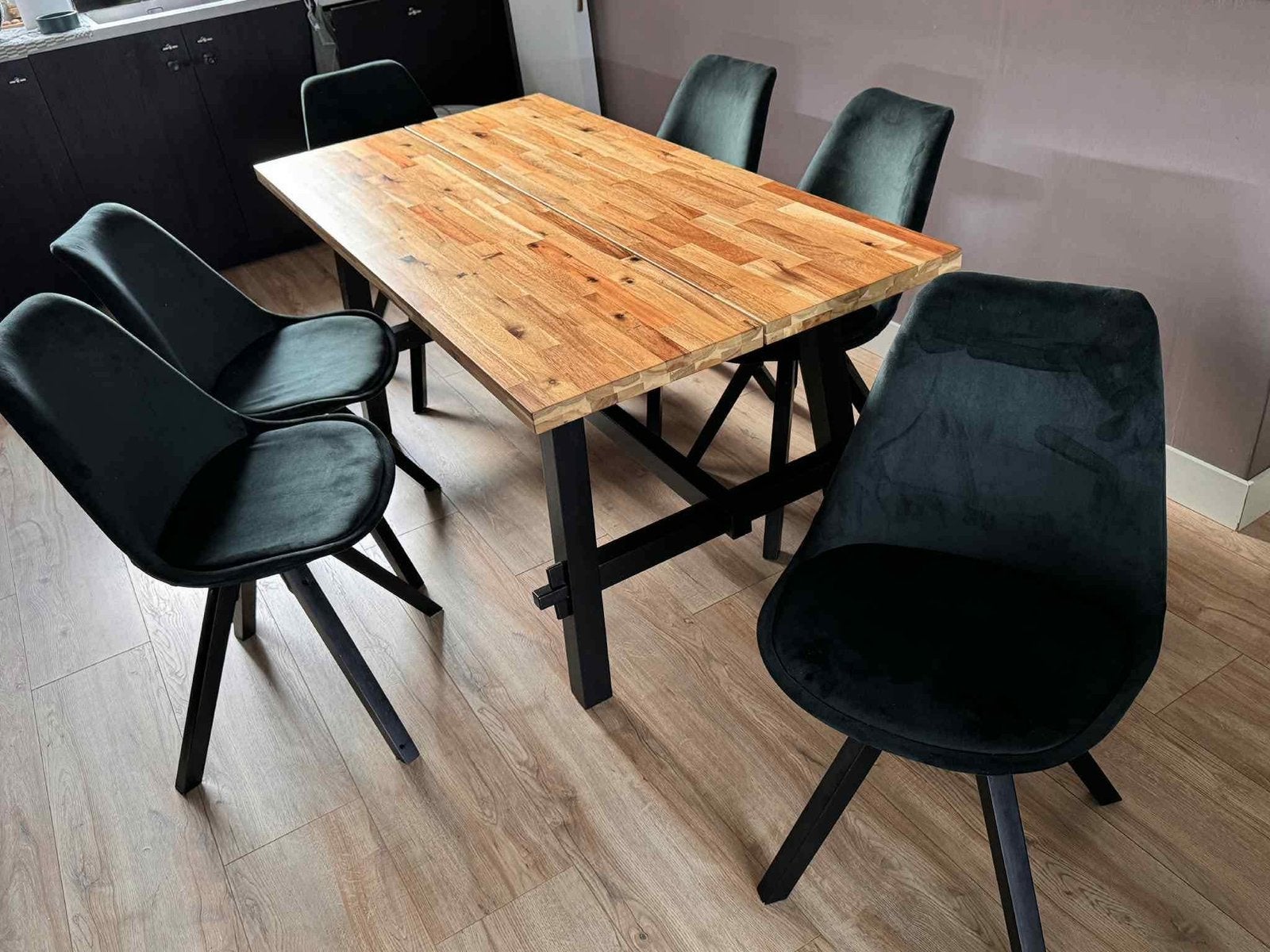 Eettafel 160x81 cm   IKEA Dining Table 160x81, Ophalen, 50 tot 100 cm, Zo goed als nieuw, 150 tot 200 cm