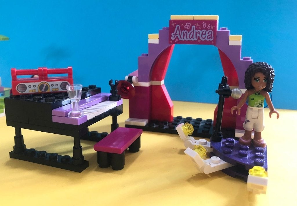 Lego Friends – Andrea’s Theatershow (3932), Lego, Ophalen of Verzenden, Zo goed als nieuw, Complete set