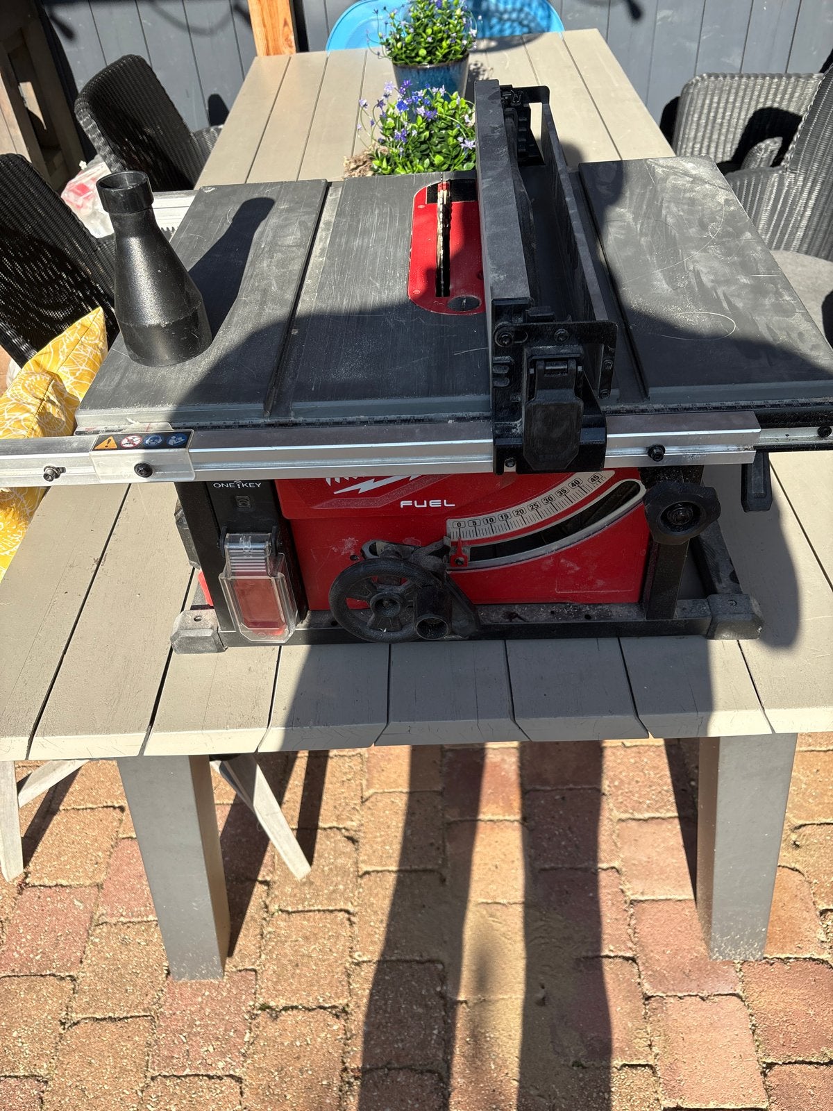 Milwaukee M18 FTS210 Accu Tafelzaag - Zo goed als nieuw
