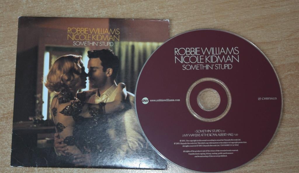 Robbie Williams & Nicole Kidman, Something Stupid, CD, Ophalen of Verzenden, 2010 - 2019, Zo goed als nieuw