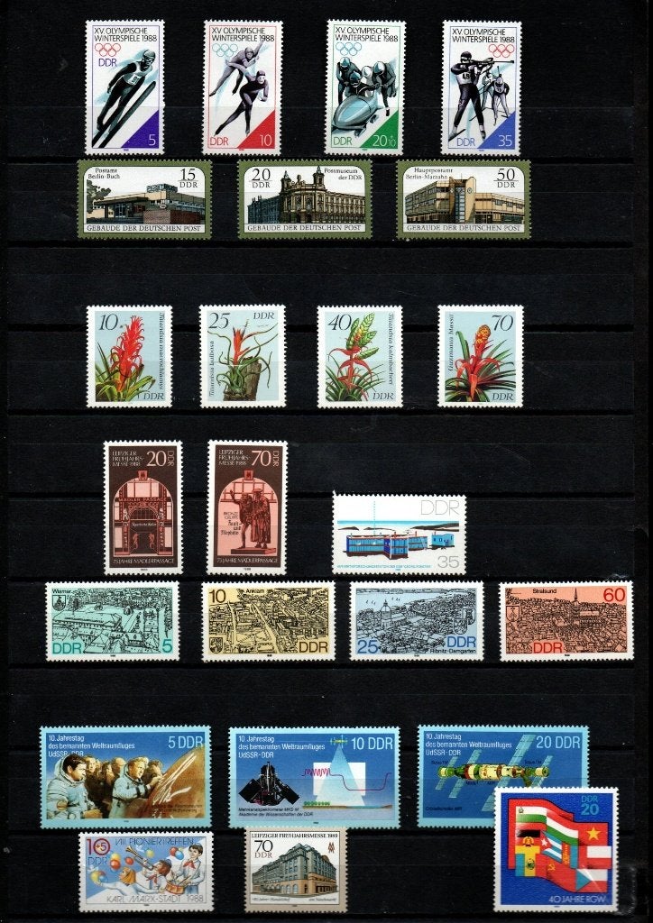 Diverse zegels DDR  postfris, Verzenden, DDR, Postfris
