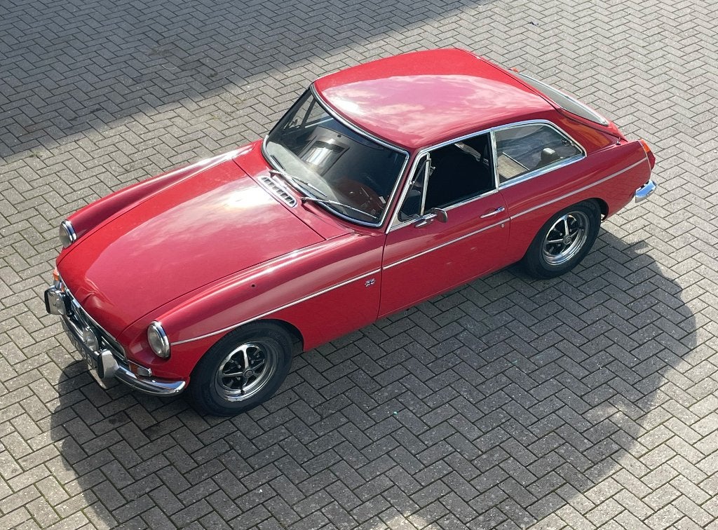 MGb GT (1972) LHD overdrive, Auto's, B, Achterwielaandrijving, Leder en Stof, Handgeschakeld