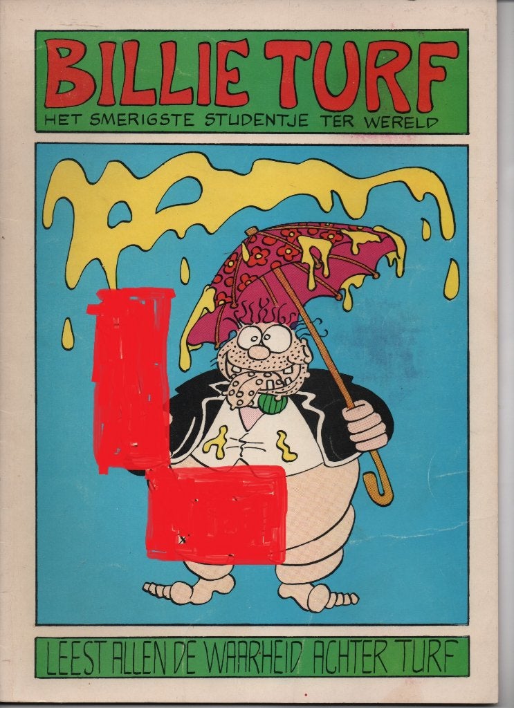 Billie Turf : het smerigste studentje ter wereld - 1985, Eén stripboek, Ophalen of Verzenden, Gelezen