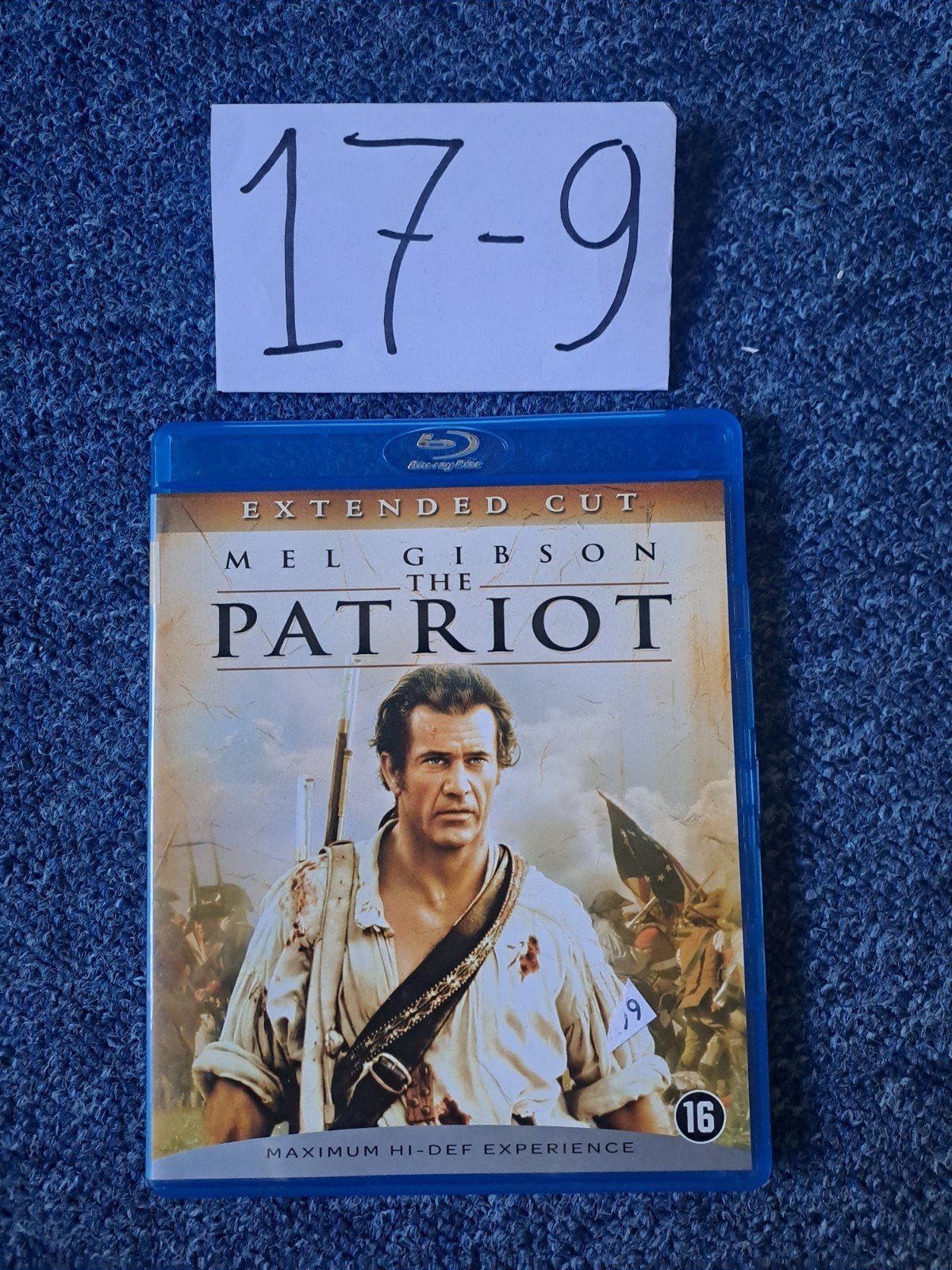 The Patriot - Extended Cut Blu-ray (Mel Gibson), Engels, Vanaf 16 jaar, Film, Actie