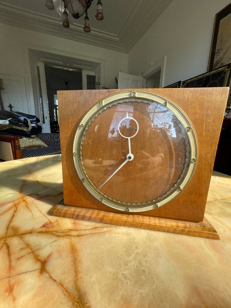 Antieke Mantel Klok, Antiek en Kunst, Antiek | Klokken, Ophalen of Verzenden