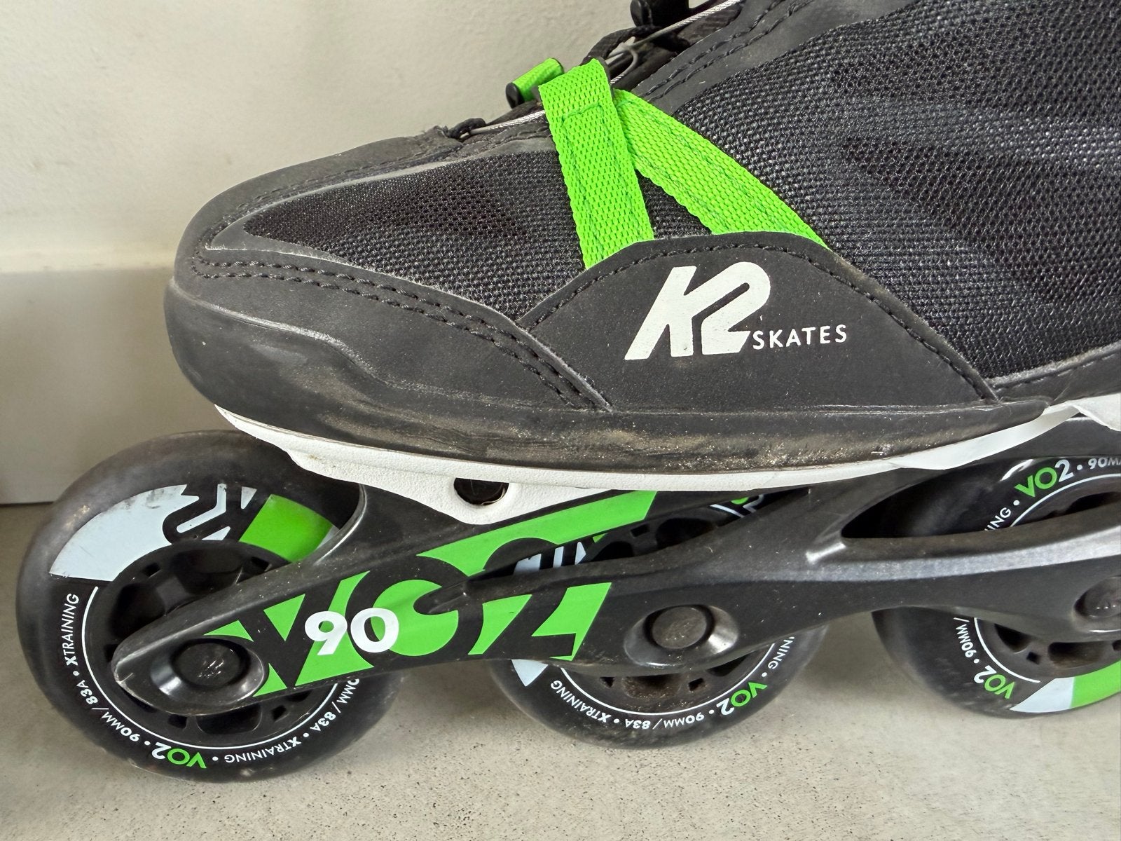 K2 Skates VO2 90mm inline skates - Maat 45 - Zo goed als nie, Ophalen, Zo goed als nieuw