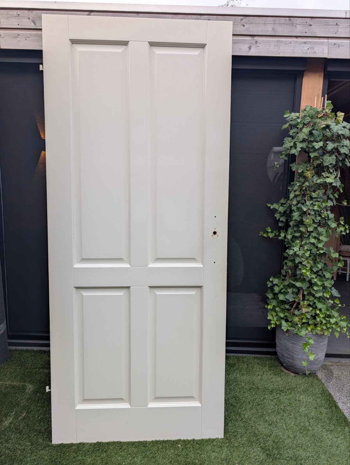 3 Massief houten binnendeuren, RAL 9001, diverse maten, Doe-het-zelf en Verbouw, Ophalen, Gebruikt, Minder dan 80 cm, Binnendeur