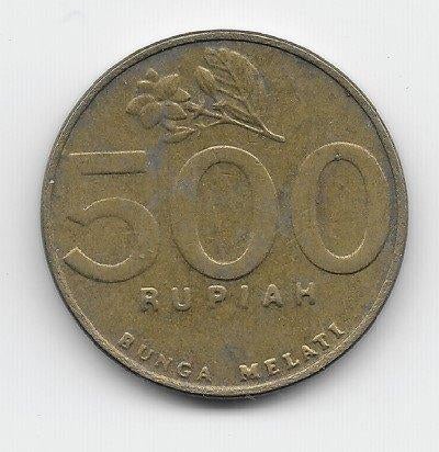 Indonesië 500 rupiah 1997 KM# 59, Verzenden, Zuidoost-Azië, Losse munt