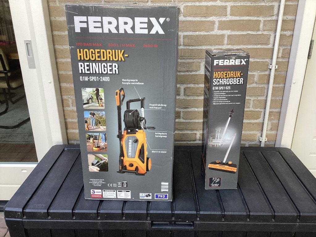 Hogedrukreiniger Ferrex, Tuin en Terras, Ophalen, Zo goed als nieuw, Elektrisch, Ferrex