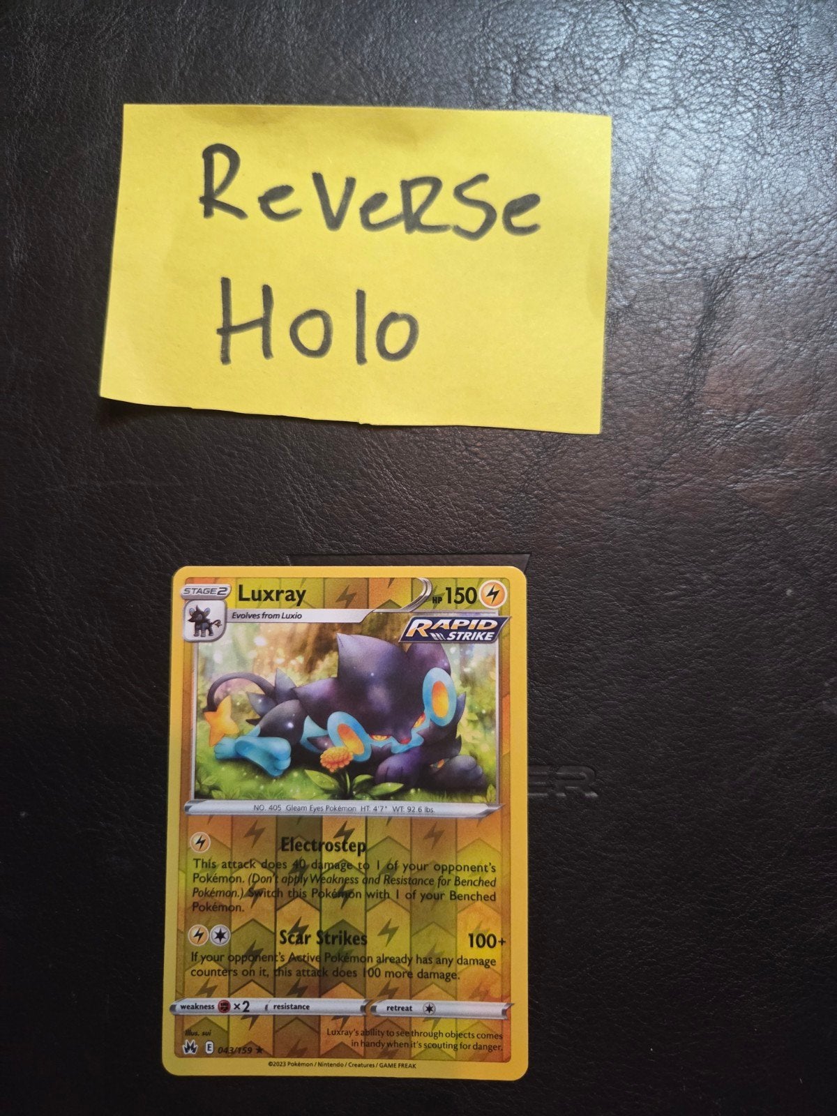 Luxray 043/159 crown zenith, Ophalen of Verzenden, Zo goed als nieuw