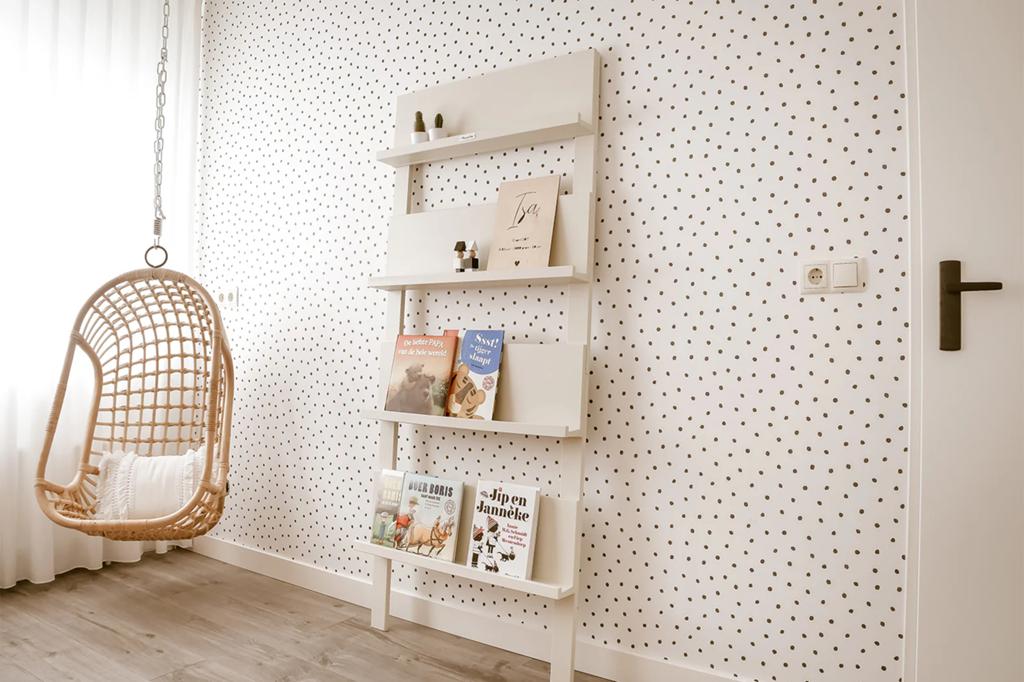 MaximaVida wit boekenrek - tijdschriftenrek - 180 x 80 cm, Met plank(en), Zo goed als nieuw, 150 tot 200 cm, 25 tot 50 cm