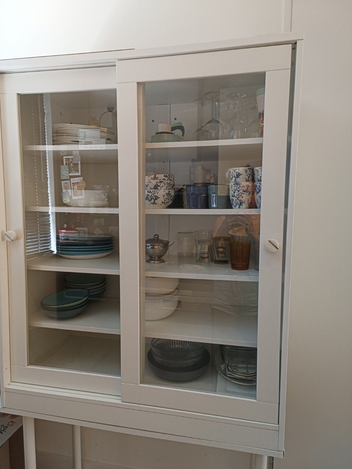 Ikea vitrinekast, Huis en Inrichting, Kasten | Vitrinekasten, Ophalen, Gebruikt, 25 tot 50 cm, 100 tot 150 cm