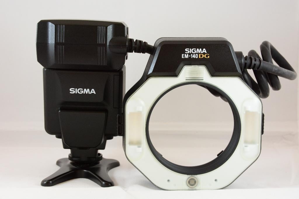 Sigma EM-140DG Nikon macro flitser in PRIMA STAAT, Gebruikt, SIGMA Benelux B.V., Ophalen of Verzenden, Nikon