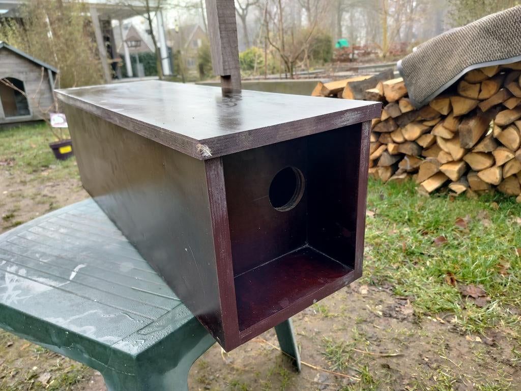 Nestkast steenuil, Ophalen, Nieuw