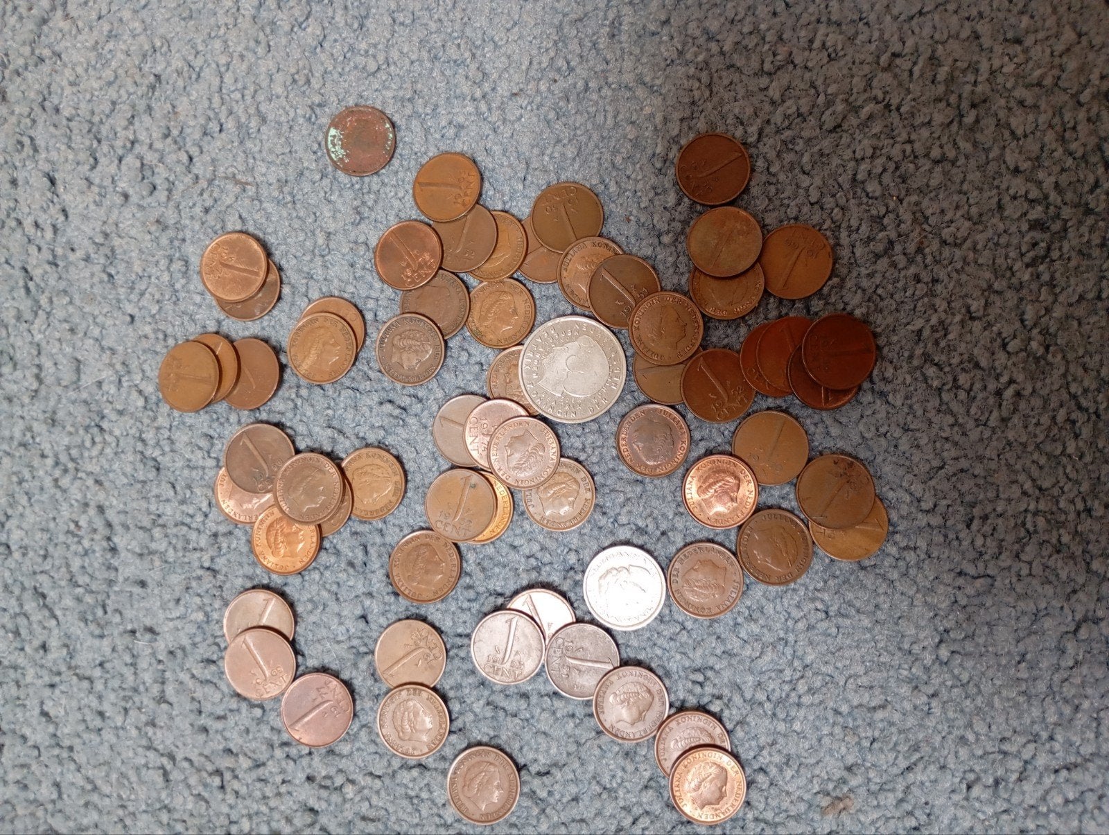 Vintage NL munten 62 Centen+ 0,25gld + 1 Gld, Ophalen of Verzenden, Gebruiksvoorwerp