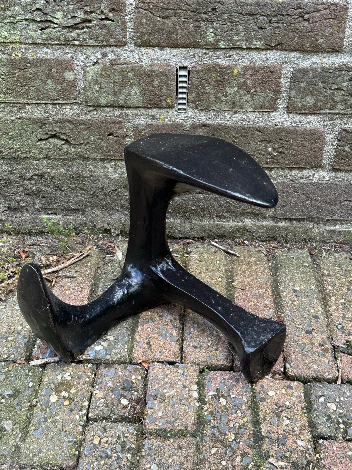 Antieke Schoenmakersleest - Gietijzeren Schoenleest, Ophalen