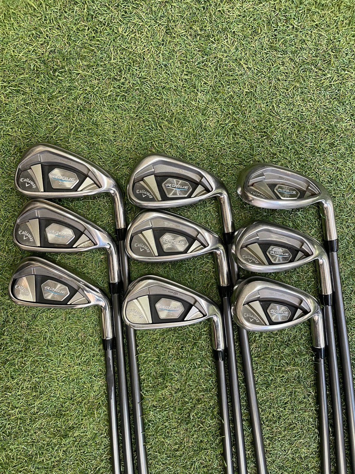 Callaway Rogue X ijzerset 4-9,pw,aw,sw (regular), Sport en Fitness, Set, Gebruikt, -, Ophalen of Verzenden