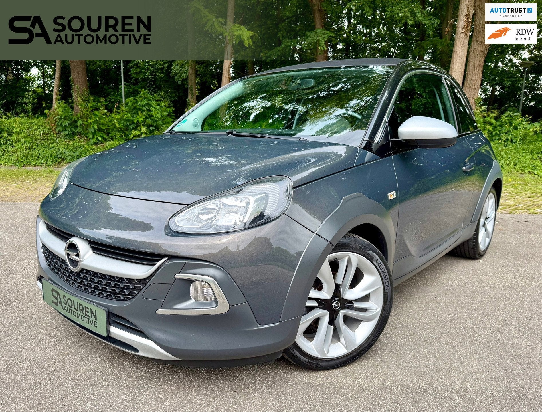 Opel ADAM 1.0 Turbo Rocks / Opendak-Cabrio / Airco / Cruise, Auto's, Opel, Bedrijf, Te koop, ADAM, ABS, Airbags, Airconditioning