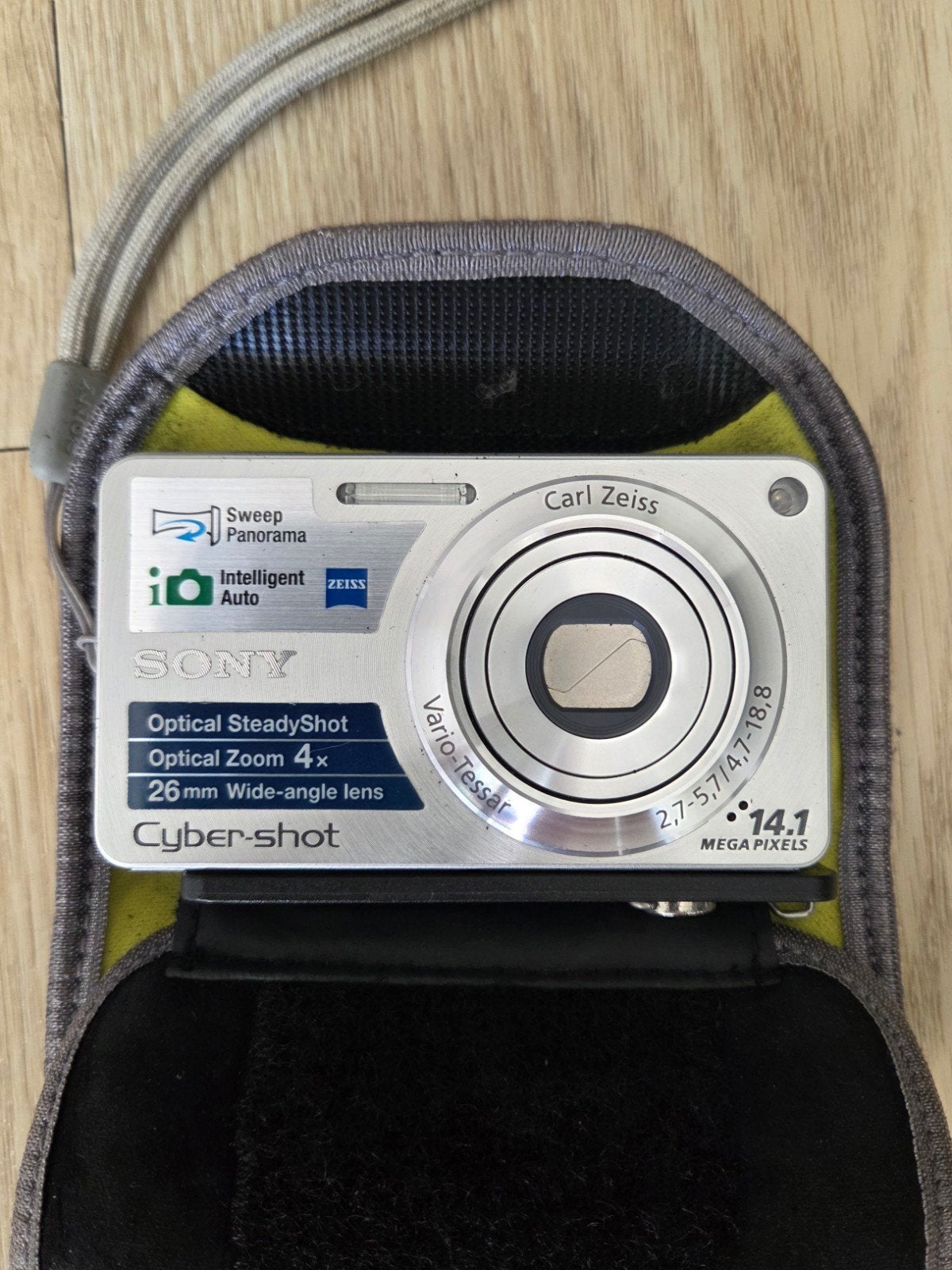 Sony Cyber-shot DSC-W350 digitale compactcamera z.g.a.n!, Audio, Tv en Foto, Fotocamera's Digitaal, 14 megapixels, Cameratas, Ophalen of Verzenden