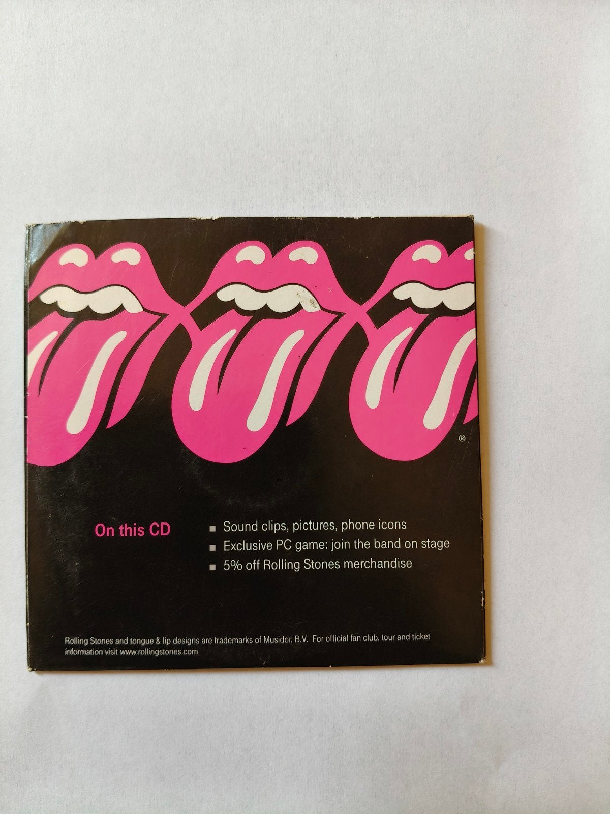 Rolling Stones Licks European Tour 2003 CD-ROM Nokia, Ophalen of Verzenden, Zo goed als nieuw, Classic Rock, Overige typen