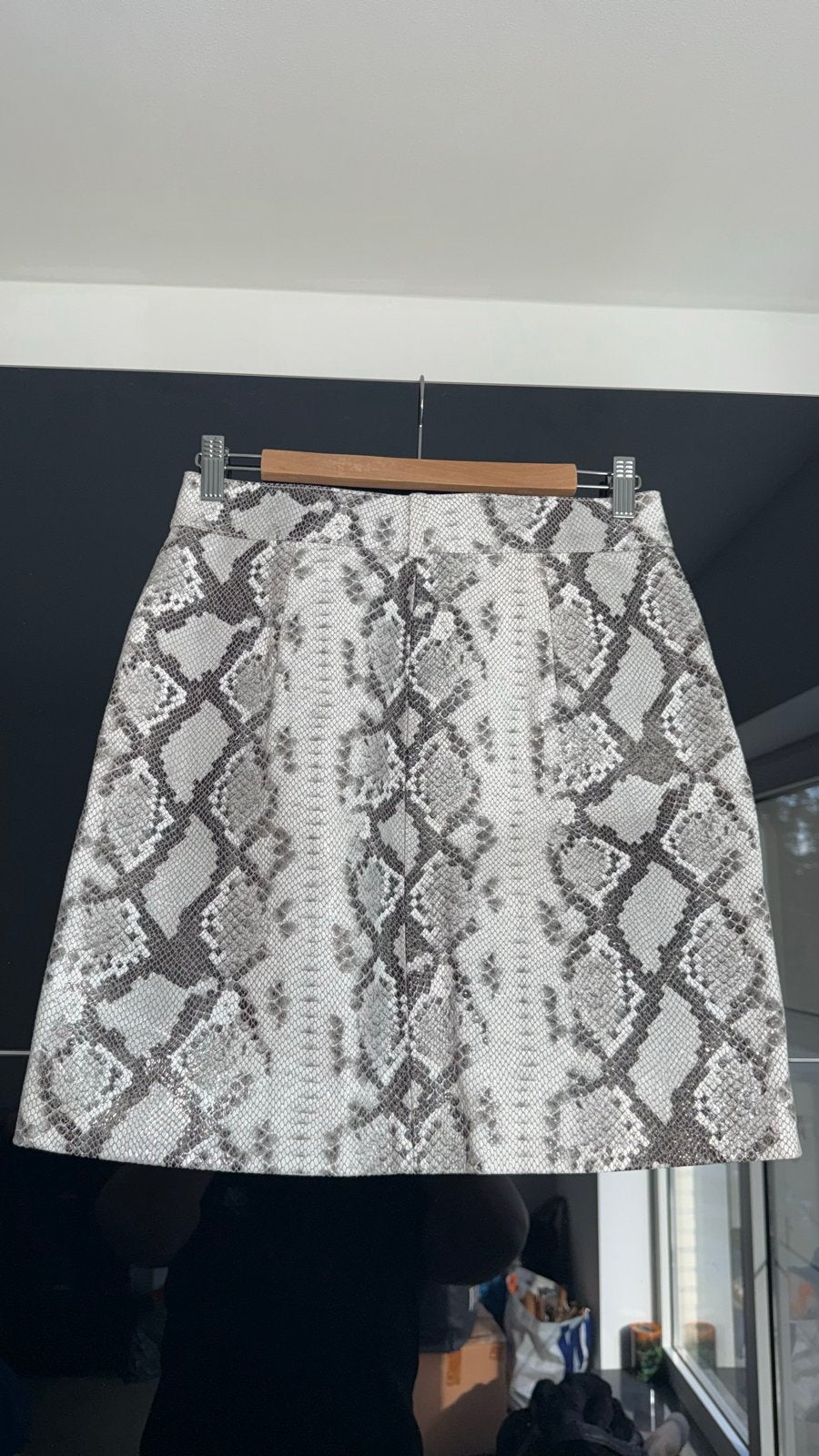 Maje rok met slangenprint - Maat 40, Maat 38/40 (M), Nieuw, Ophalen of Verzenden, Grijs