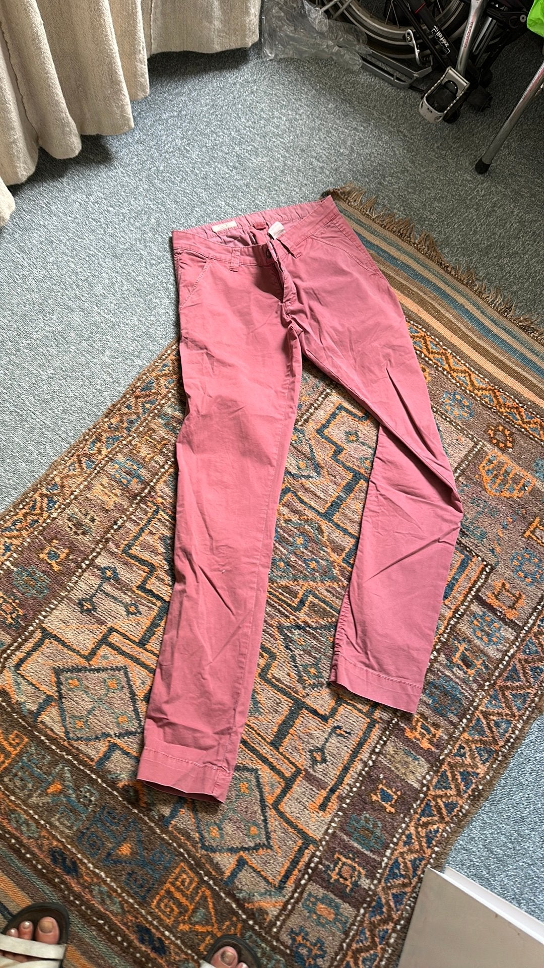 Dunne lange broek pepe jeans 26/35 strawberry, Kleding | Dames, Nieuw, Ophalen of Verzenden, Roze, Maat 36 (S)