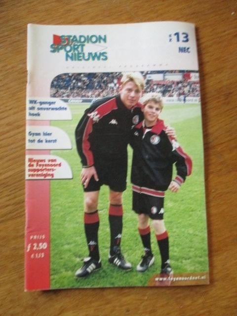 Programmaboekje 13 Feyenoord - NEC 13 december 2001, Ophalen of Verzenden, Gelezen, Watersport en Hengelsport