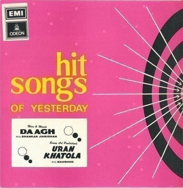 Shankar Jaikishan  / Naushad–Hit Songs Of Yesterday-Daagh, Ophalen of Verzenden, Gebruikt, 12 inch
