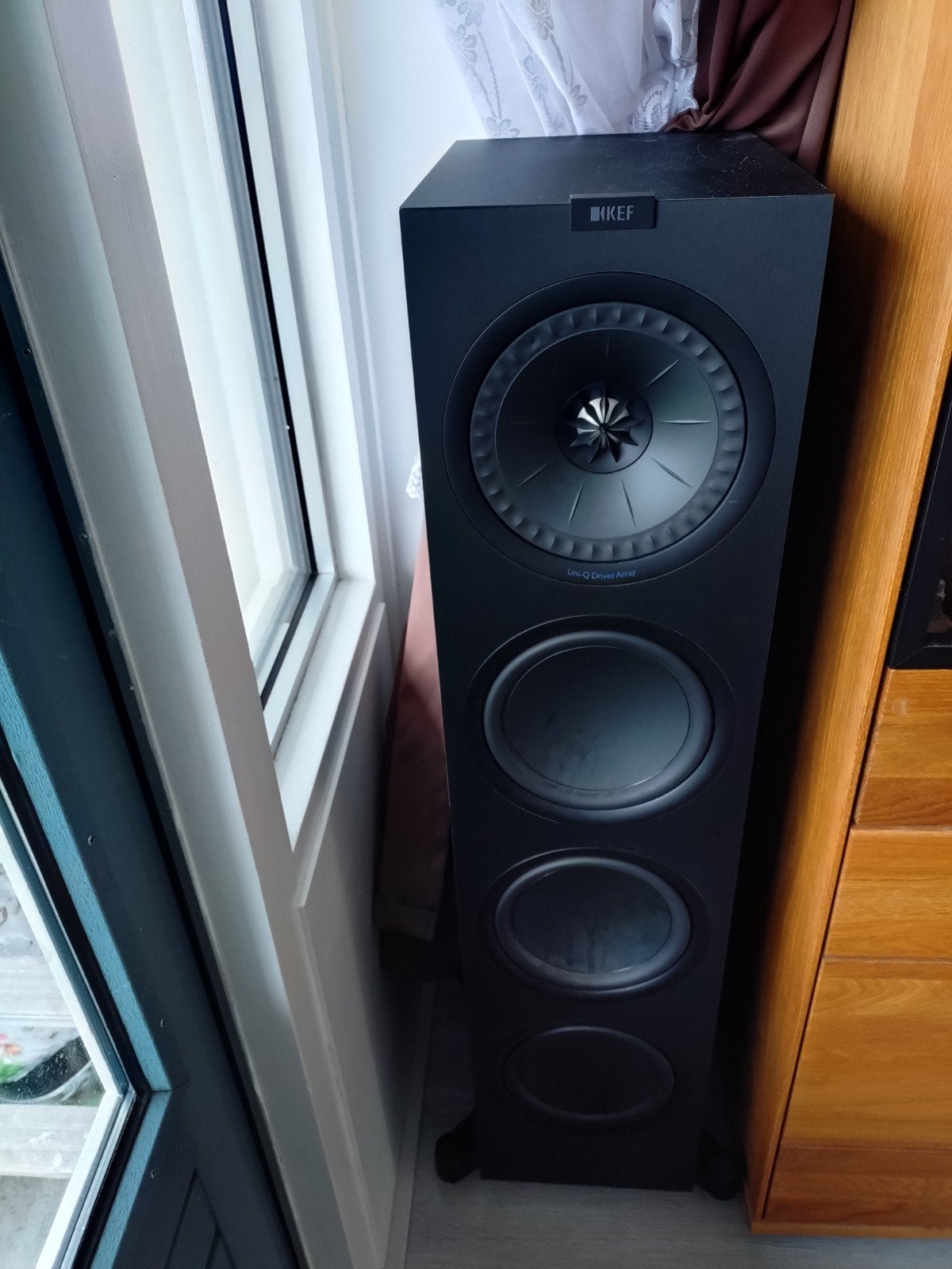 KEF Q950 Vloerstaande Luidspreker - Zwart, Audio, Tv en Foto, Luidsprekers, Vloerstaande luidspreker, KEF, Ophalen, 150 watt of meer