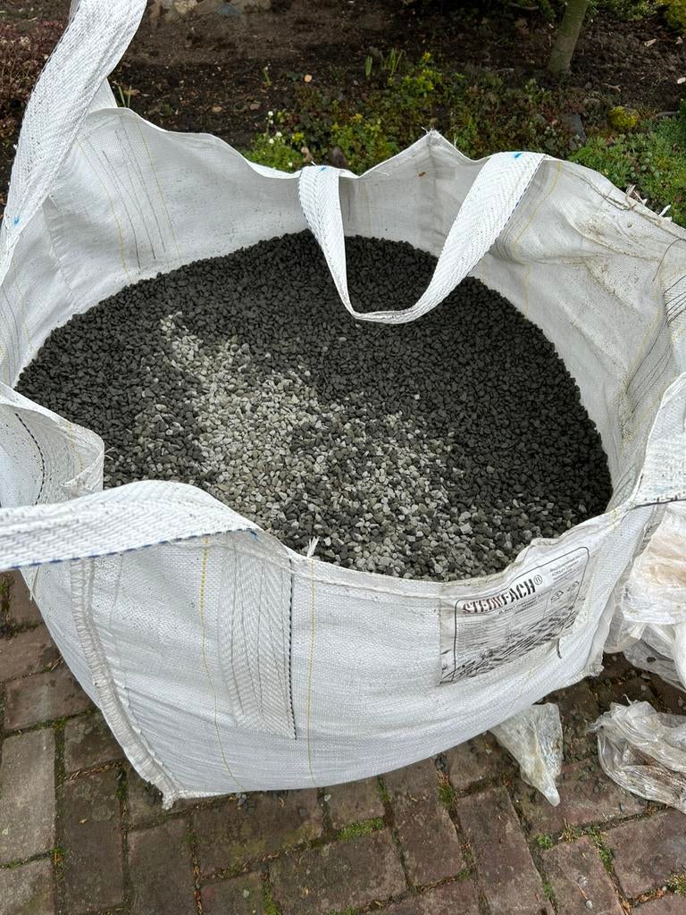 Basalt split, Tuin en Terras, Grind, Keien en Split, Ophalen, Nieuw, Antraciet, Split