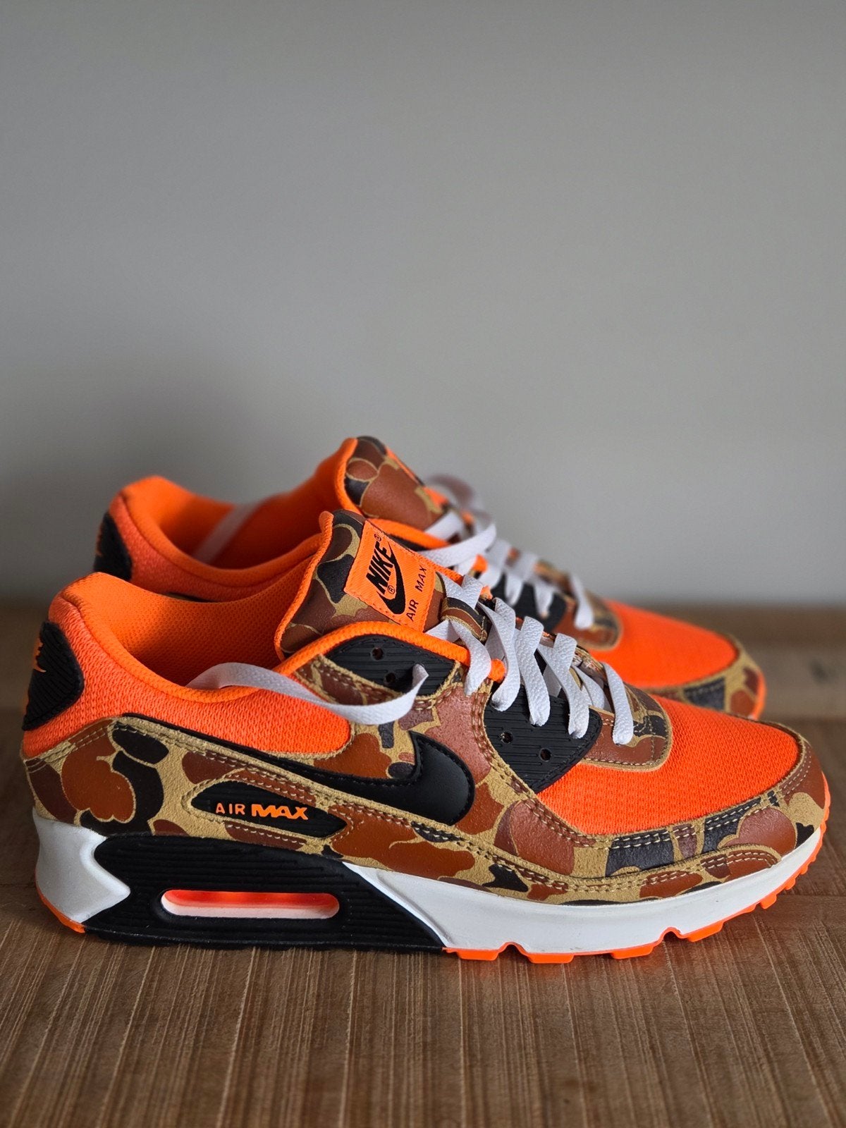 Nike Air Max 90 "Orange Duck Camo"  maat 44, Overige kleuren, Nike Air Max 90, Ophalen of Verzenden, Sneakers of Gympen