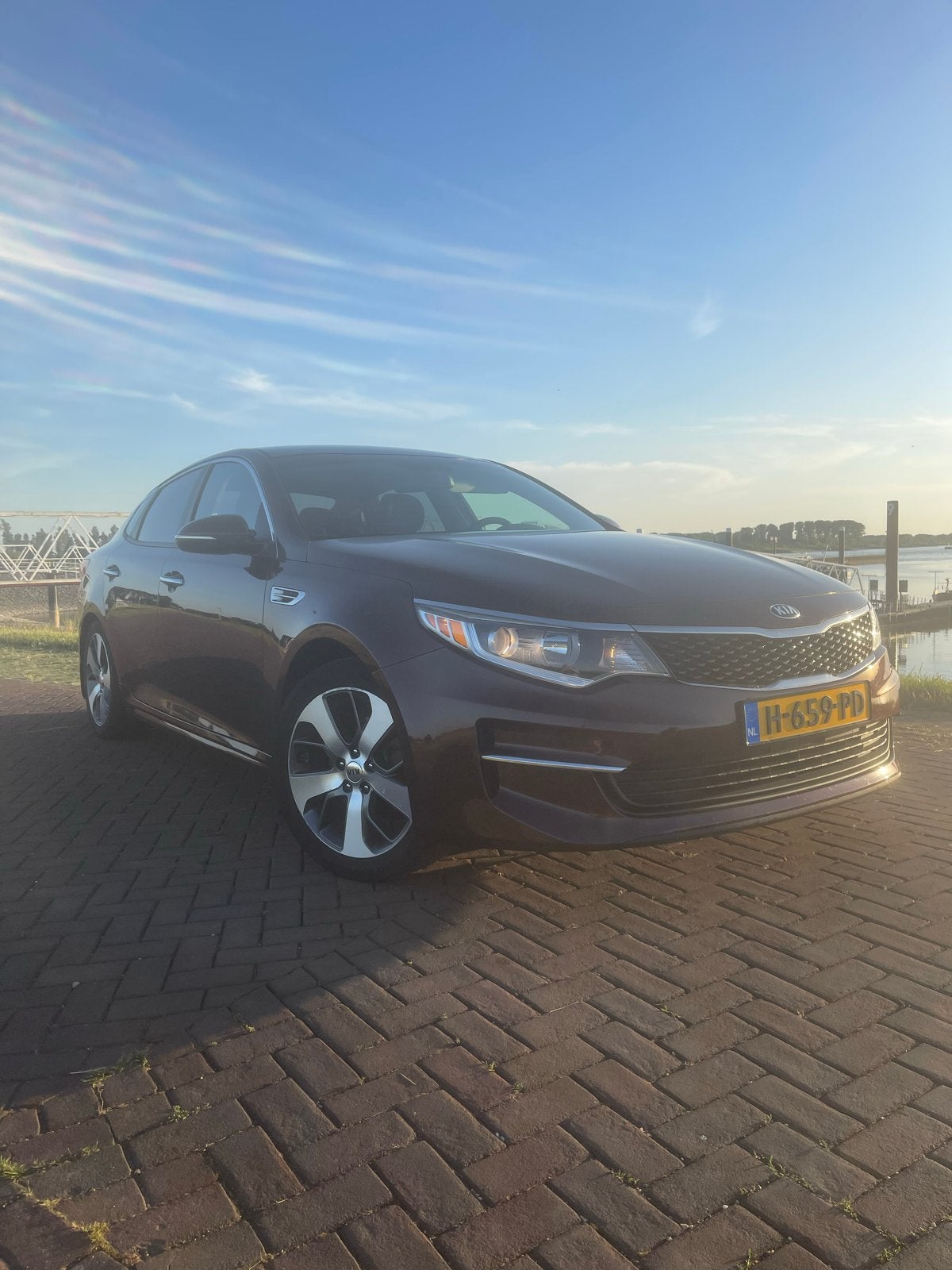 Kia Optima 2.4l 2016 automaat, Auto's, Kia, Bedrijf, Optima, ABS, Adaptieve lichten, Airbags, Airconditioning, Alarm, Bluetooth