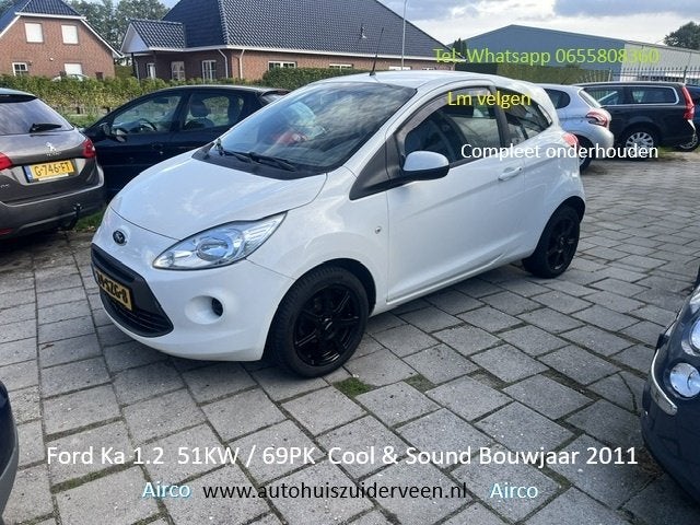 Ford Ka 1.2 69pk Airco Lm Velgen Apk 7/10/2027, Auto's, Euro 5, Gebruikt, 1242 cc, 4 cilinders