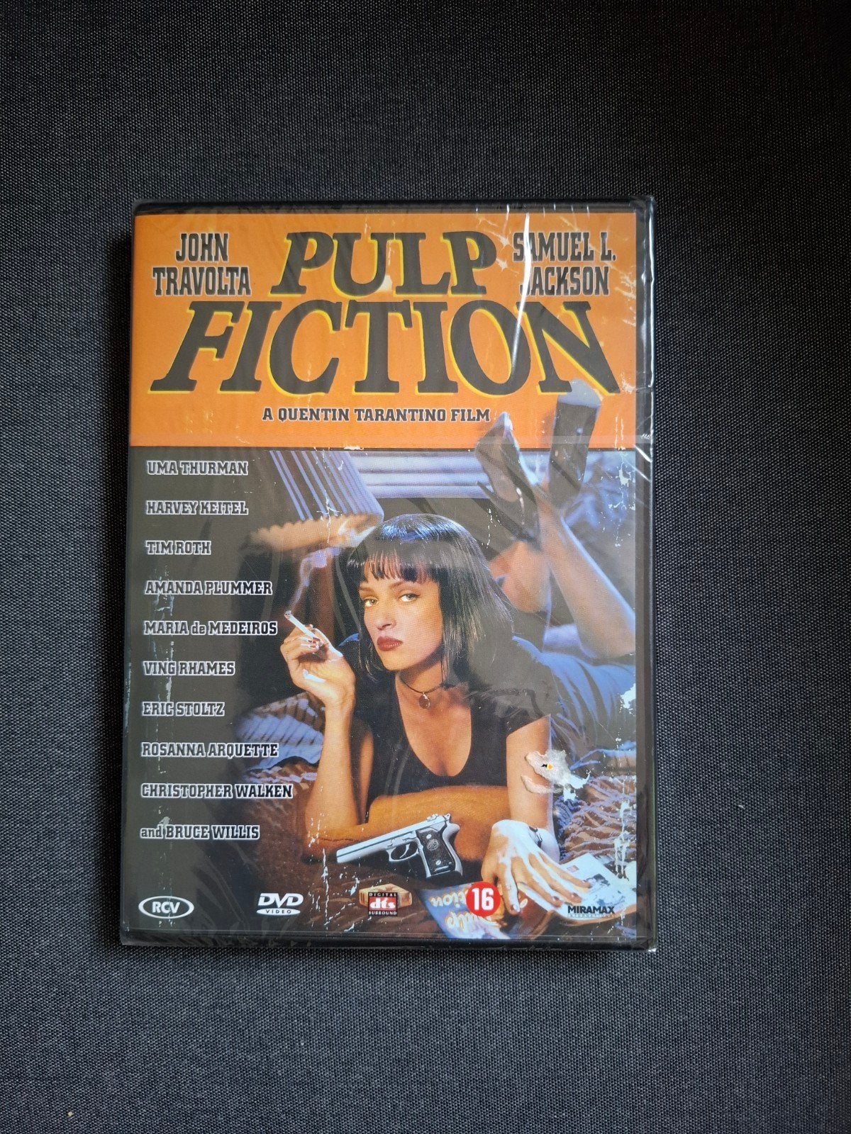 Pulp Fiction DVD - Nieuw in verpakking (sealed), Maffia en Misdaad, Engels, Vanaf 16 jaar, Nederlands