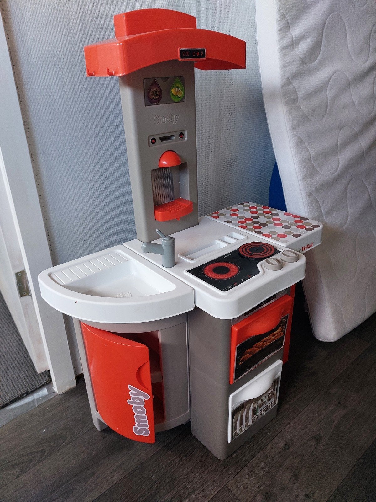 Smoby Mini Tefal Speelkeuken - Zo goed als nieuw, Ophalen of Verzenden, Zo goed als nieuw, Kunststof, Speelkeuken