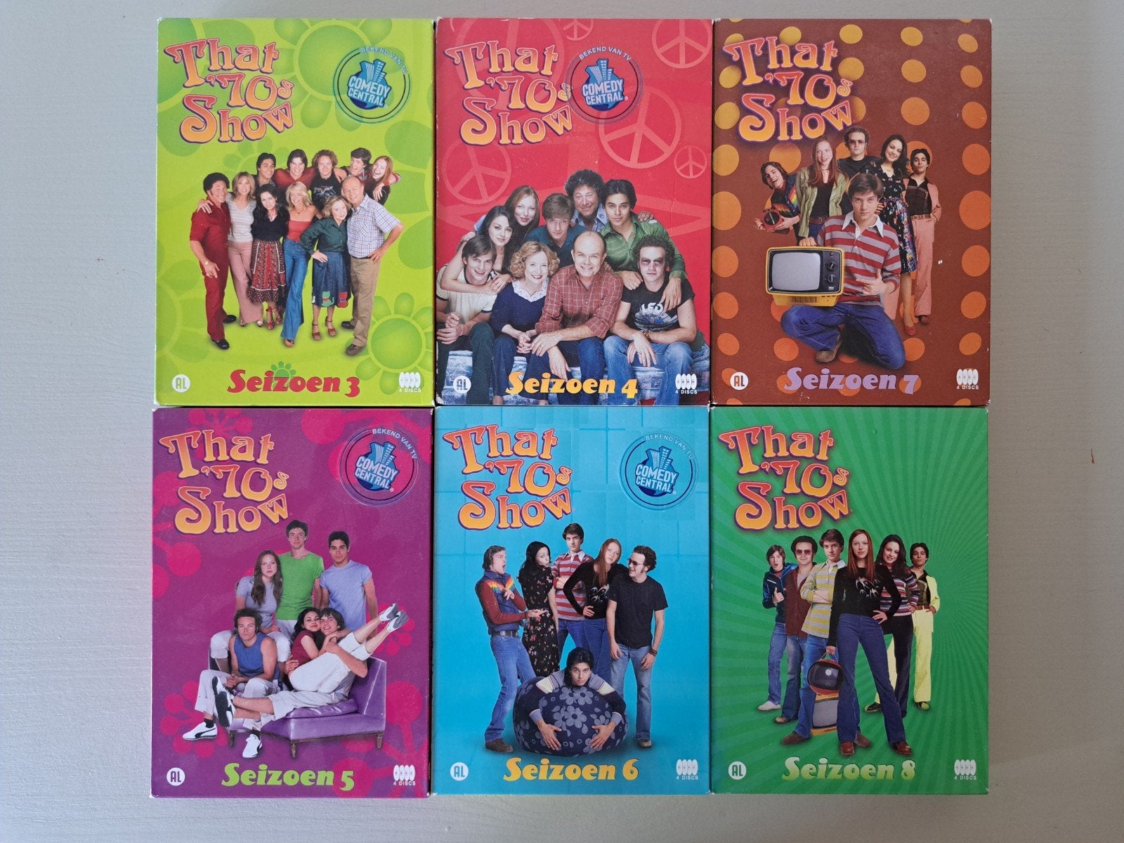 That '70s Show DVD Boxsets - Seizoen 3, 4, 5, 6, 7, 8, Cd's en Dvd's, Dvd's | Tv en Series, Nederlands, Ophalen of Verzenden, Komedie