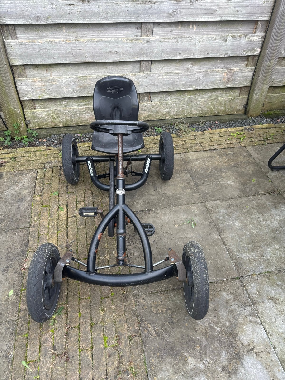 Berg skelter - opknapper met roest