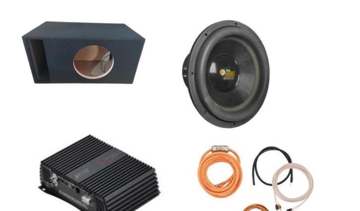 Subwooferset Bassface pack 4  1300 watt RMS, Niet ingevuld, Nieuw, Niet ingevuld, Ophalen
