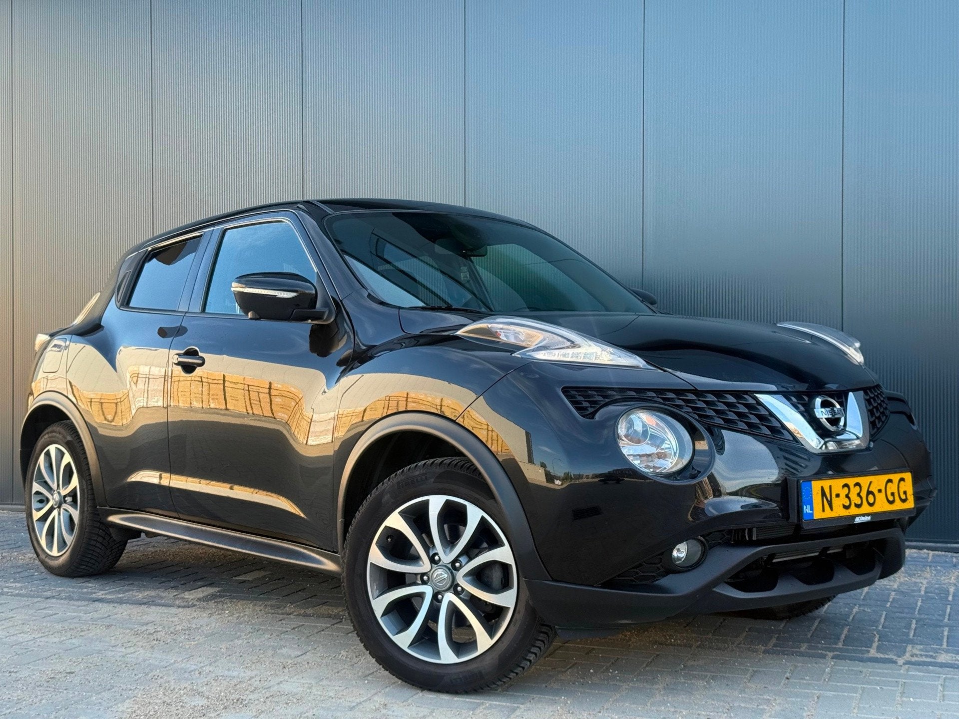 Nissan Juke 1.6 DIG-T Connect Edition All-Mode, Auto's, Nissan, Automaat, Gebruikt, Euro 6, Zwart