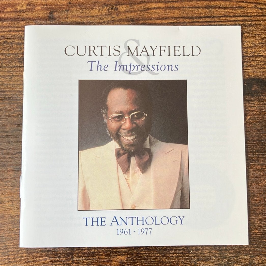 2CD Curtis Mayfield & The Impressions - The Anthology, Gebruikt, Inclusief doosje, Ophalen of Verzenden, Soul