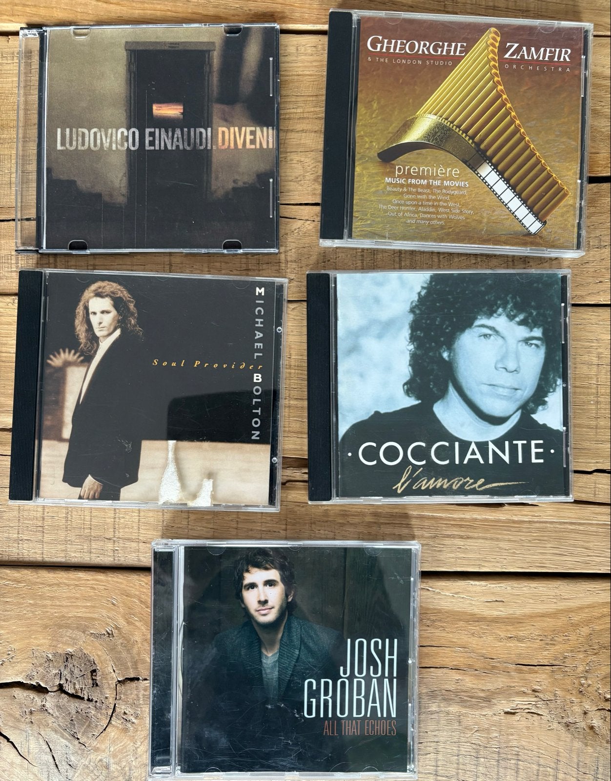 Diverse CD's: Ludovico Einaudi, Michael Bolton, Josh Groban, Ophalen, Gebruikt, Pop, Album