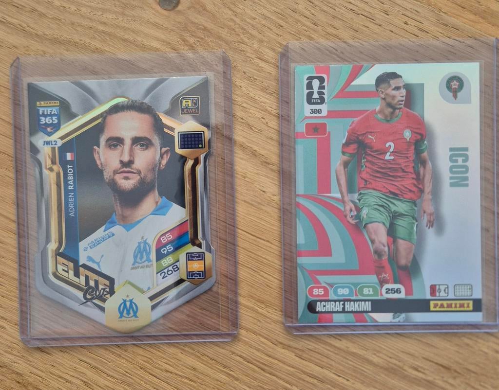 Panini FIFA 365 Kaarten: Rabiot & Hakimi, Ophalen of Verzenden