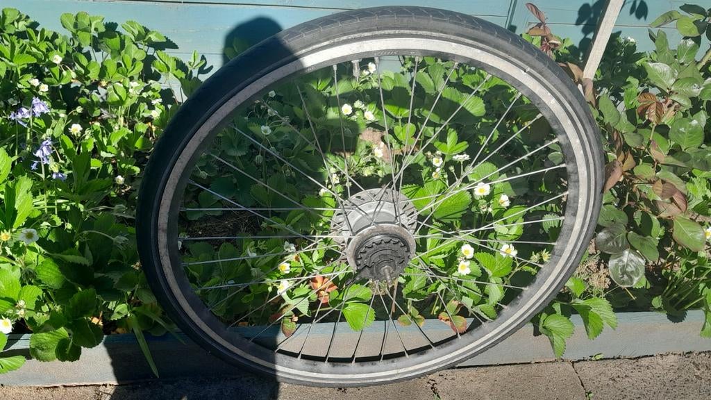 Fietswiel met band - Gebruikt, goede staat, Gebruikt, Band, Elektrische fiets, Ophalen of Verzenden