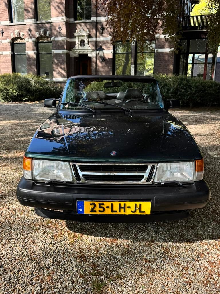 Saab 900 2.0 16 S Cabrio U9 1992 Groen, Voorwielaandrijving, 1280 kg, Zwart, 4 cilinders