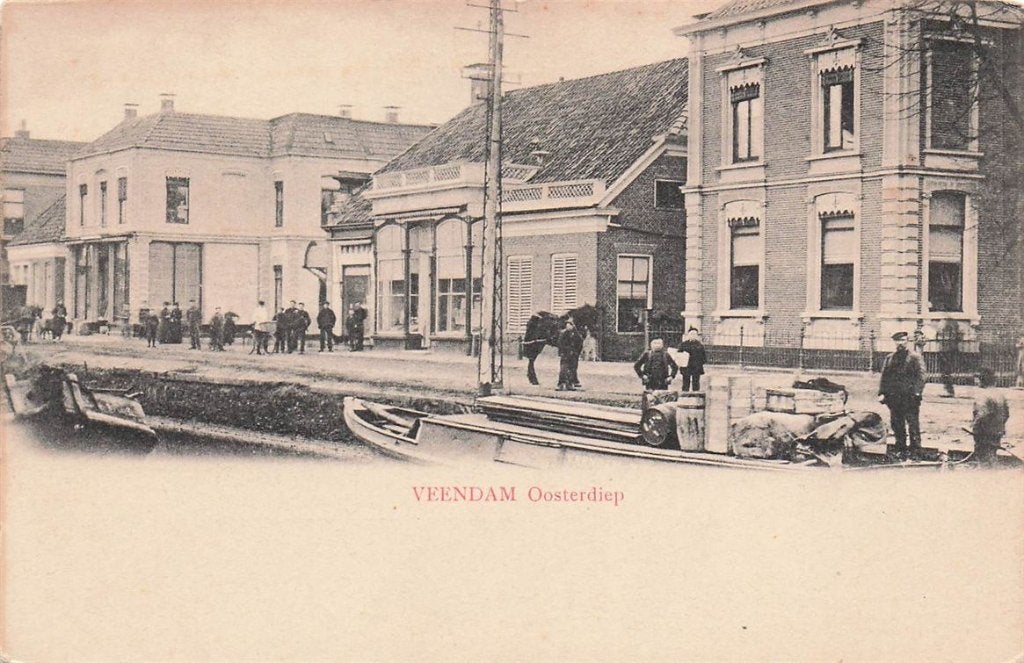 702-394-011 Veendam Oosterdiep, Verzenden, Voor 1920, Groningen