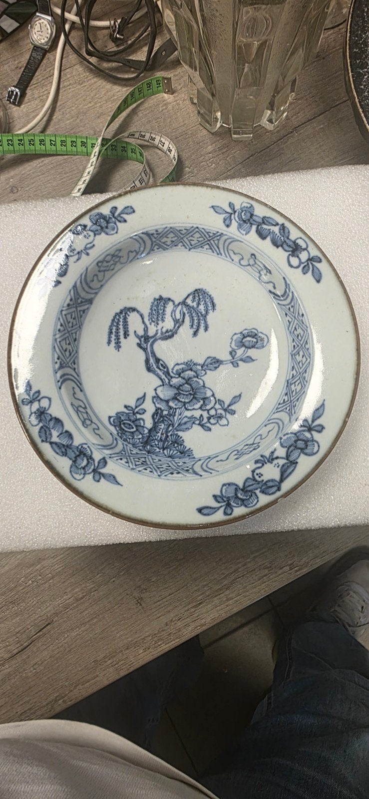 Antiek Chinees Batavia Bordje, 18e Eeuw, Antiek en Kunst, Ophalen of Verzenden