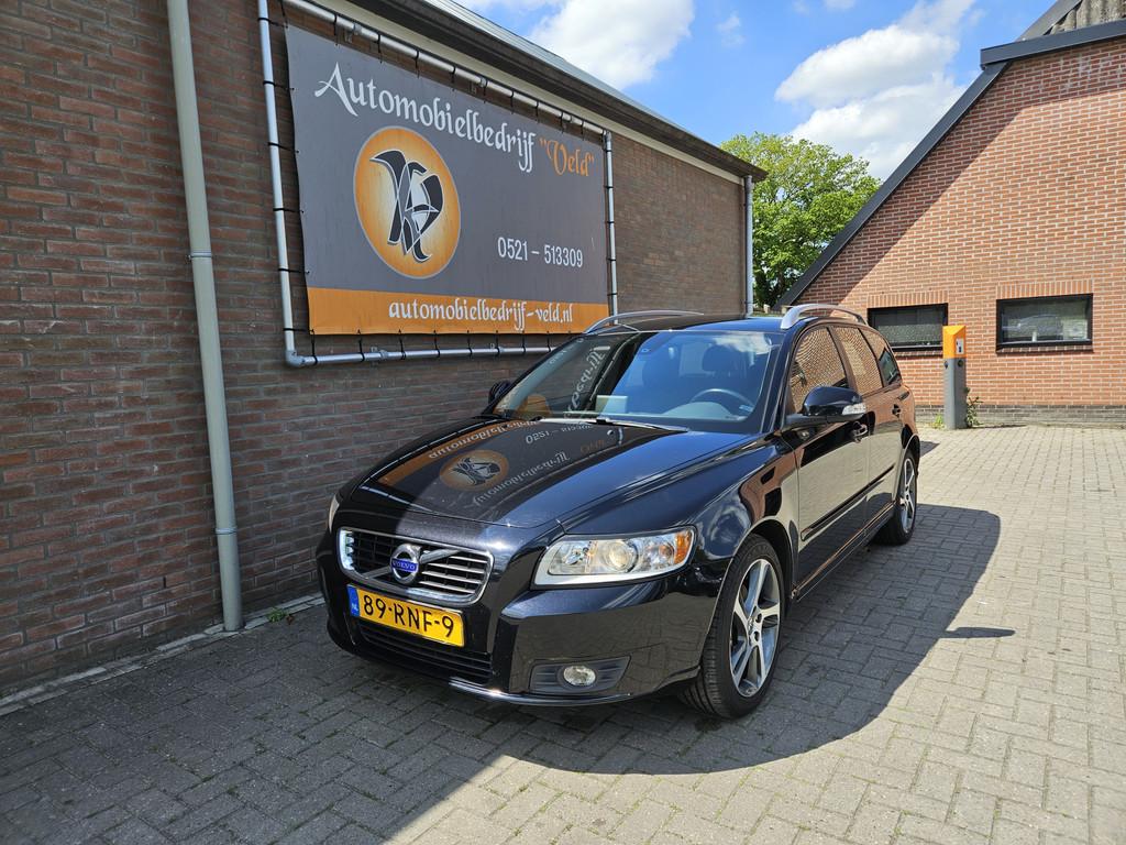 Volvo V50 2.0 Kinetic (bj 2011), Auto's, Gebruikt, Zwart, 4 cilinders, Zwart